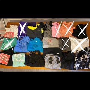 Lot/ bundle of 13 workout tanks